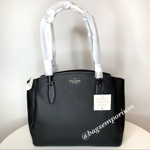 Kate Spade Large Leather Black Monet Tote Purse